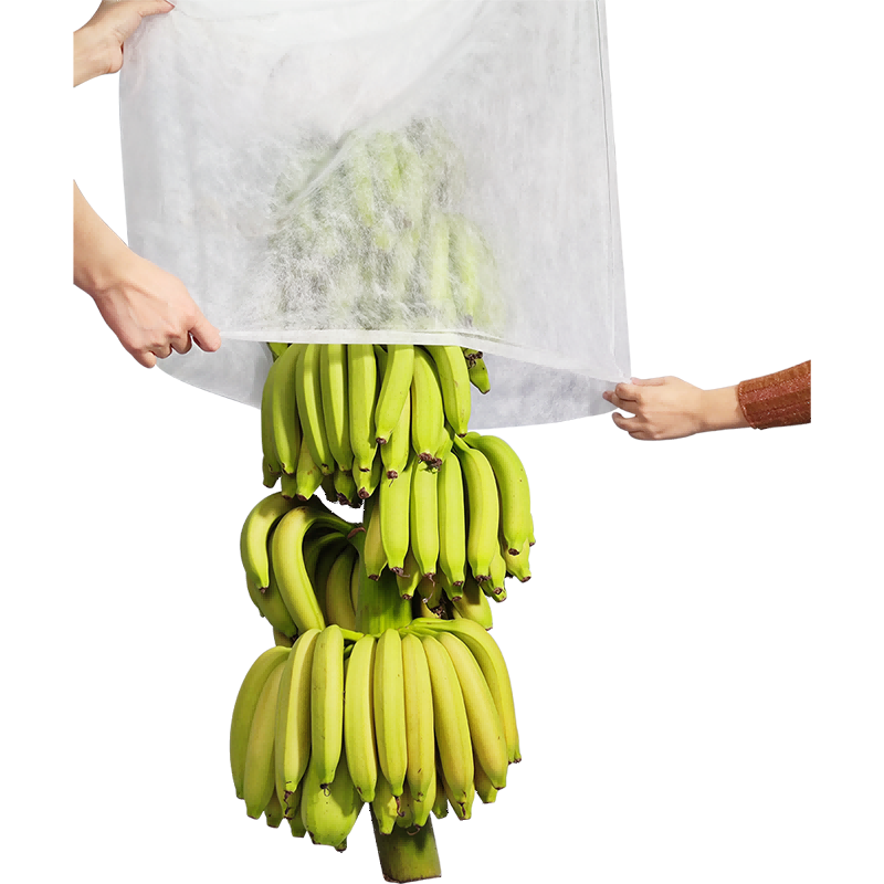 Clúdach plandaí neamh -fhite fabraic gairdín mála banana